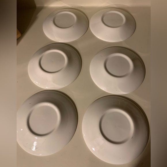 Vintage Royal China The Old Curiosity Shop 6 Saucers and 2 Teacups - Picture 4 of 10